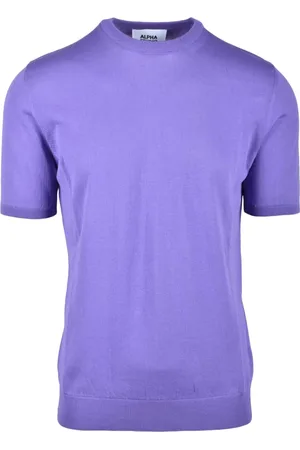 ALPHA STUDIO Truien, Heren, Paars, XL, Katoen, Maglia