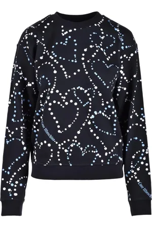 Moschino Sweatshirts & Hoodies, Dames, Zwart, L, Katoen, Maglia
