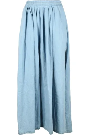 FORTE FORTE Rokken, Dames, Blauw, S, Katoen, Rok