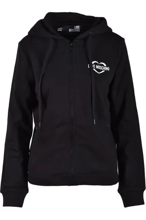 Moschino Sweatshirts & Hoodies, Dames, Zwart, S, Katoen, Maglia