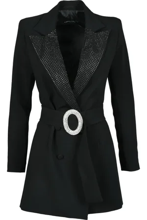 ALBERTO AUDENINO Jassen, Dames, Zwart, L, Polyester, Jas