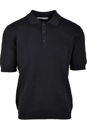 BALLANTYNE Tops, Heren, Zwart, L, Katoen, Polo