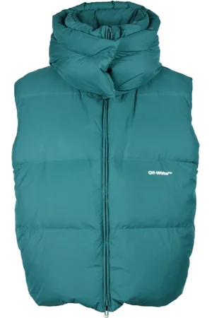 OFF-WHITE Jassen, Heren, Groen, M, Polyester, Capospalla