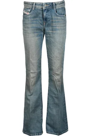 Diesel Jeans, Dames, Blauw, W29, Katoen, Katoenmix Stretch Jeans
