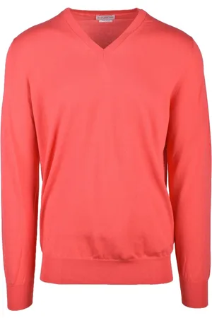 BALLANTYNE Truien, Heren, Oranje, 3Xl, Katoen, Maglia