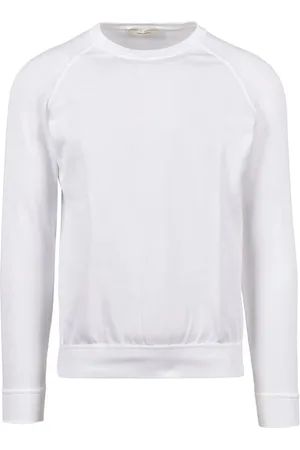 FILIPPO DE LAURENTIIS Sweatshirts & Hoodies, Heren, Wit, L, Katoen, Katoenen trui - Stijlvol ontwerp