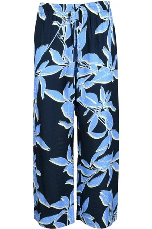 Attic and Barn Broeken, Dames, Veelkleurig, XS, Viscose broek met stijl
