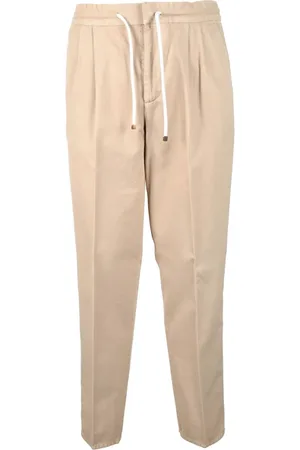 Brunello Cucinelli Broeken, Heren, Bruin, S, Katoen, Broek