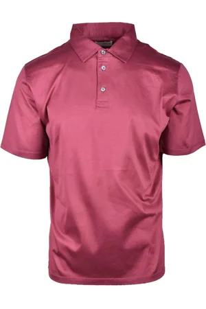 BALLANTYNE Tops, Heren, Rood, L, Katoen, Polo