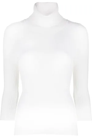 Aspesi Truien, Dames, Wit, L, Natuurlijke Sweaters