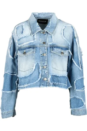 Dondup Jassen, Dames, Blauw, M, Katoen, Jas