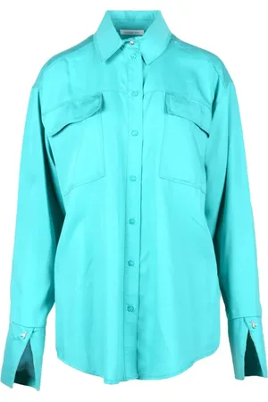 Patrizia Pepe Blouses & Shirts, Dames, Blauw, M, Overhemd