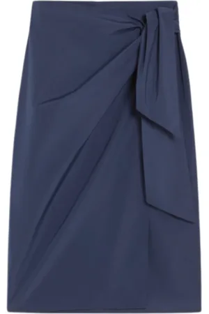 Max Mara Rokken, Dames, Blauw, XS, Blauwe Rok 2515101042600