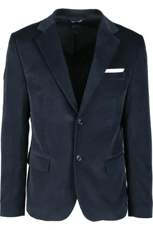 D.A. Daniele Alessandrini Jassen, Heren, Blauw, S, Katoen, Jas