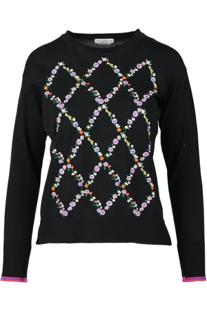 BALLANTYNE Truien, Dames, Zwart, XS, Katoen, Maglia