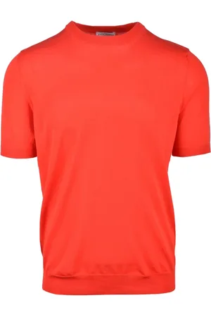 BALLANTYNE Tops, Heren, Rood, XL, Katoen, Tshirt
