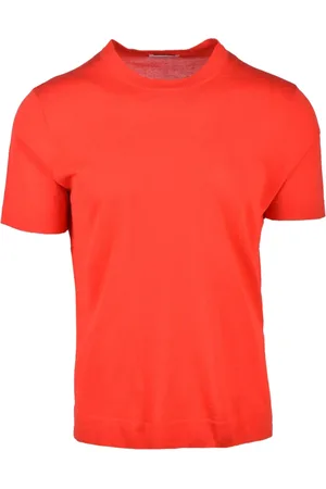 BALLANTYNE Tops, Heren, Rood, L, Katoen, Tshirt