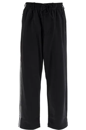 Y-3 Broeken, Heren, Zwart, S, Oversized Jersey Knit Trainingsbroek