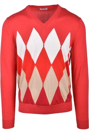 BALLANTYNE Truien, Heren, Rood, L, Katoen, Maglia