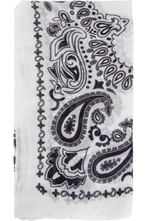 DESTIN Accessoires, unisex, Wit, ONE Size, Katoen, Paisley Print Katoenen Bandana
