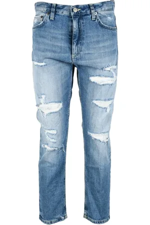 Dondup Jeans, Dames, Blauw, W30, Katoen, Cindy Rits Jeans