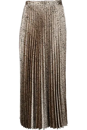 Twin-Set Rokken, Dames, Bruin, S, Polyester, Rok