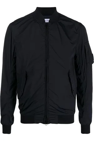 C.P. Company Jassen, Heren, Zwart, L, Polyester, Stijlvolle Bomberjack