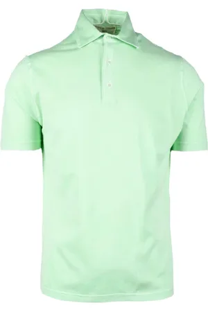 FILIPPO DE LAURENTIIS Tops, Heren, Groen, L, Katoen, Polo