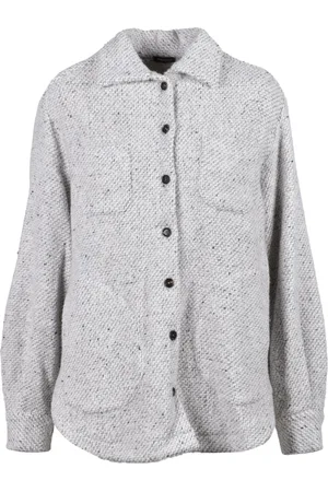 Kiton Truien, Dames, Grijs, S, Wol, Overhemd