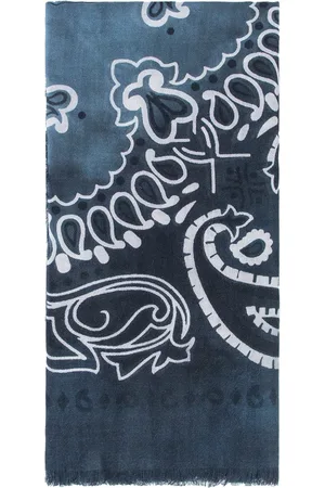 DESTIN Accessoires, Dames, Blauw, ONE Size, Navy Tie Dye Paisley Print