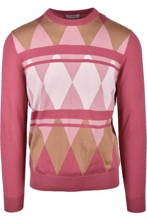 BALLANTYNE Truien, Heren, Roze, L, Katoen, Maglia