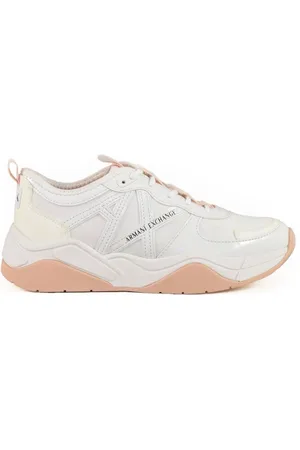 Armani Exchange Schoenen, Dames, Wit, 37 EU, Polyester, Sneakers