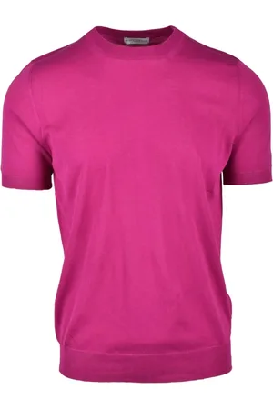 BALLANTYNE Truien, Heren, Roze, M, Katoen, Tshirt