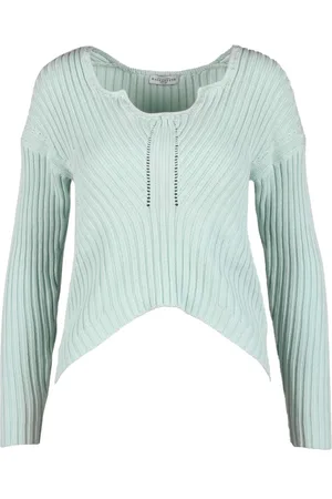BALLANTYNE Truien, Dames, Groen, XS, Katoen, Maglia