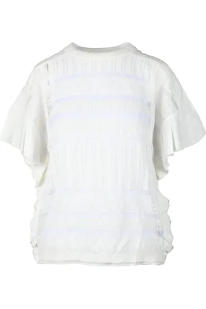 BALLANTYNE Truien, Dames, Wit, M, Katoen, Maglia