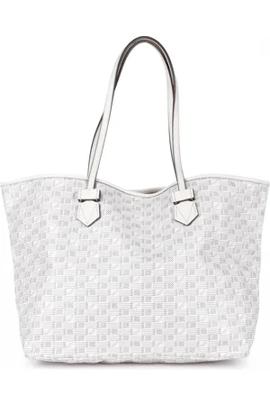 MOREAU Tassen, Dames, Wit, ONE Size, Stijlvolle Shopper Tas met Haaksluiting