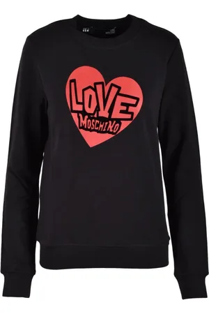 Moschino Sweatshirts & Hoodies, Dames, Zwart, M, Katoen, Maglia