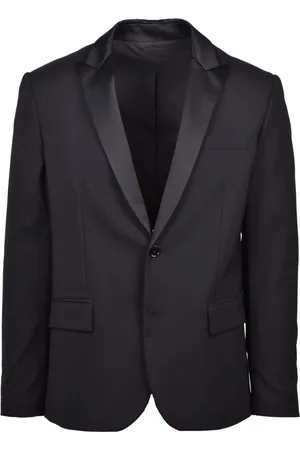Dondup Jassen, Heren, Zwart, L, Wol, Wollen Blazer
