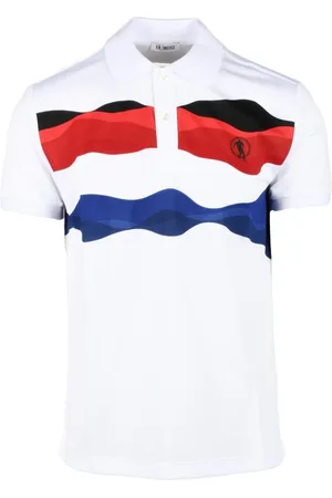 Bikkembergs Tops, Heren, Wit, M, Polyester, Polo