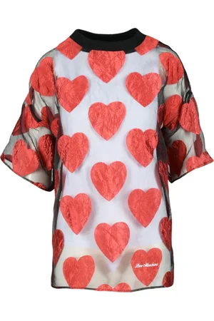Moschino Truien, Dames, Veelkleurig, L, Polyester, Stijlvolle Gebreide Top met Viscose
