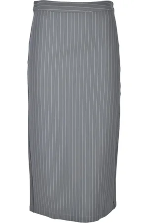 Patrizia Pepe Rokken, Dames, Grijs, M, Polyester, Rok