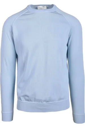 FILIPPO DE LAURENTIIS Truien, Heren, Blauw, M, Katoen, Maglia