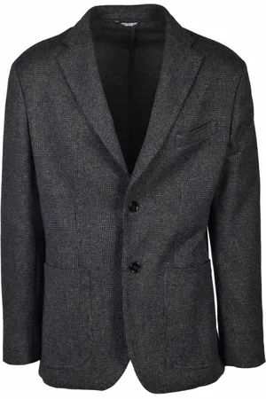 Dolce & Gabbana Jassen, Heren, Grijs, L, Katoen, Jas