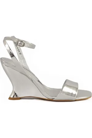Emanuélle vee Schoenen, Dames, Grijs, 39 EU, Leer, Sandalo