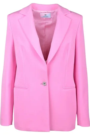 Chiara Ferragni Jassen, Dames, Roze, S, Roze Blazer voor Dames