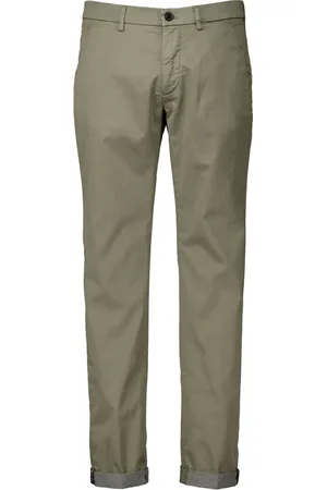 Masons Broeken, Heren, Groen, M, Groene Chino Broek