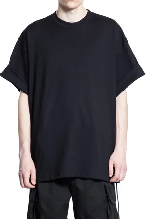 MASTERMIND Tops, Heren, Zwart, M, Katoen, Zwart Katoenen Jersey T-Shirt