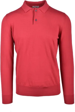 BALLANTYNE Tops, Heren, Rood, 2Xl, Katoen, Polo