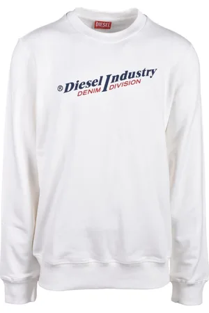 Diesel Sweatshirts & Hoodies, Heren, Wit, S, Katoen, Maglia