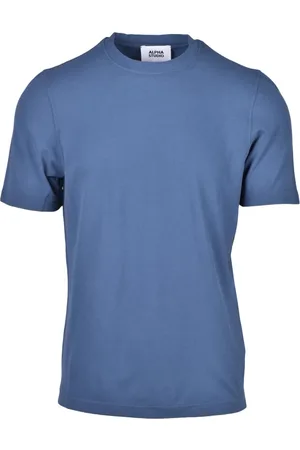 ALPHA STUDIO Tops, Heren, Blauw, M, Tshirt